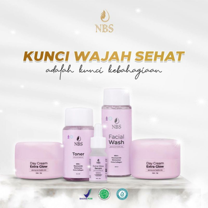 ECER NBS ULTIMATE / NBS EXTRA GLOW BPOM ORIGINAL SABUN TONER NIGHT CREAM SERUM