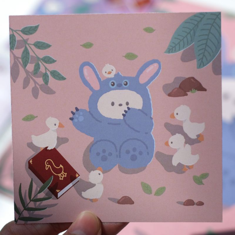

stitch and (not) ugly duck art print