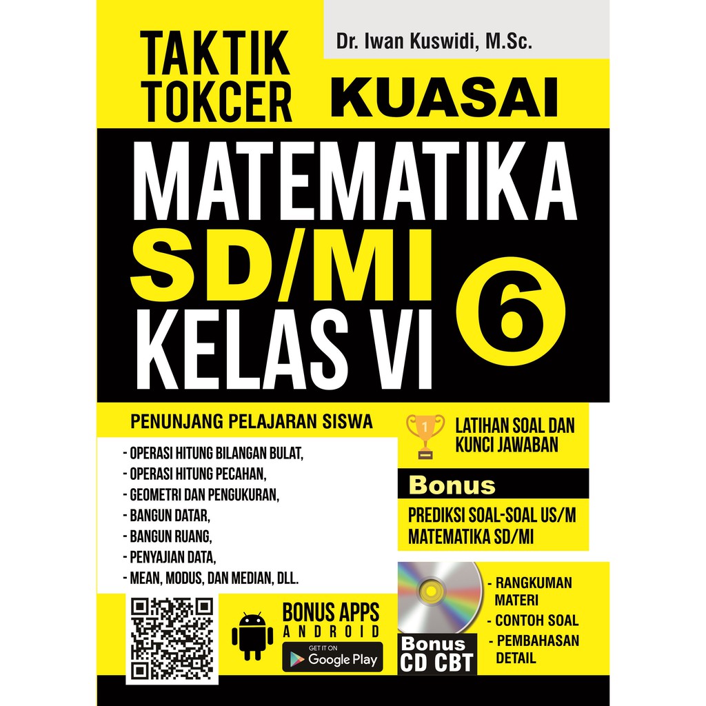 

Buku Taktik Tokcer Kuasai Matematika SD MI Kelas VI - LAKSANA