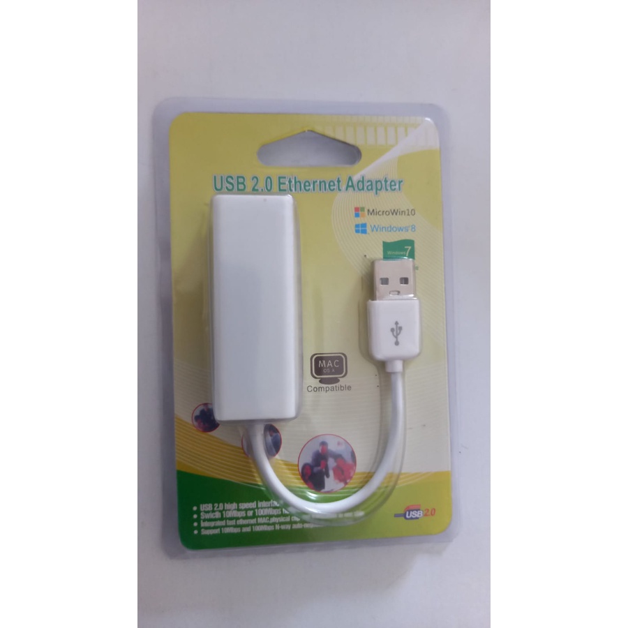 Converter USB TO LAN RJ45 USB2.0 Ethernet Adapter