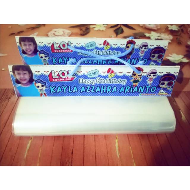 

Label plastik bingkisan ulangtahun