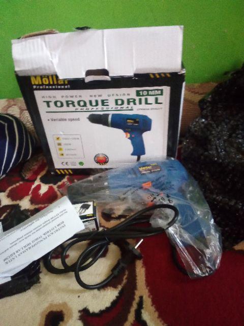Bor Listrik Obeng Torque Mollar Mlr-edt300 19 Torsi Keyless Chuck