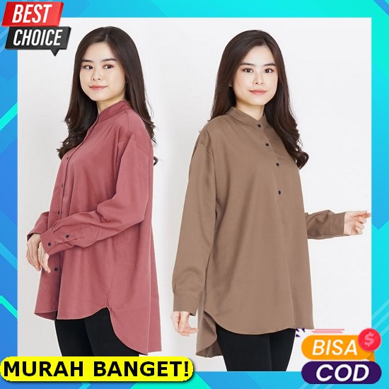 Zaza_Fashion Baju Atasan Wanita Terbaru 2022 Import Real Pict / Blouse Wanita Hits 0202 Generosity C