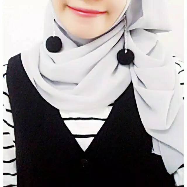 ANTING HIJAB/ ANTIN POMPOM 1PASANG