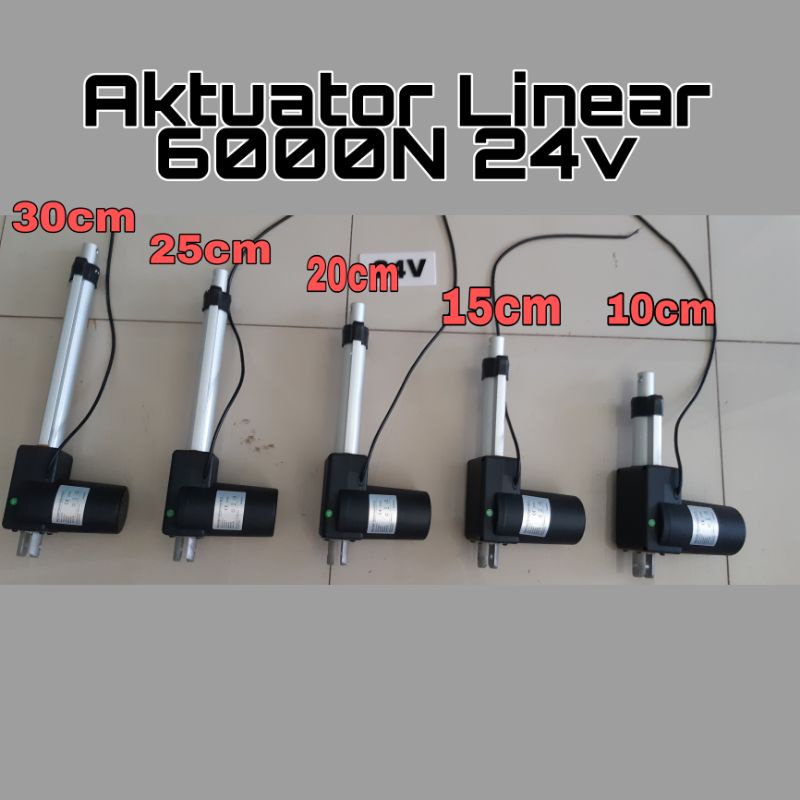 Motorized /Hidrolik / Aktuator Linear 6000N 24V