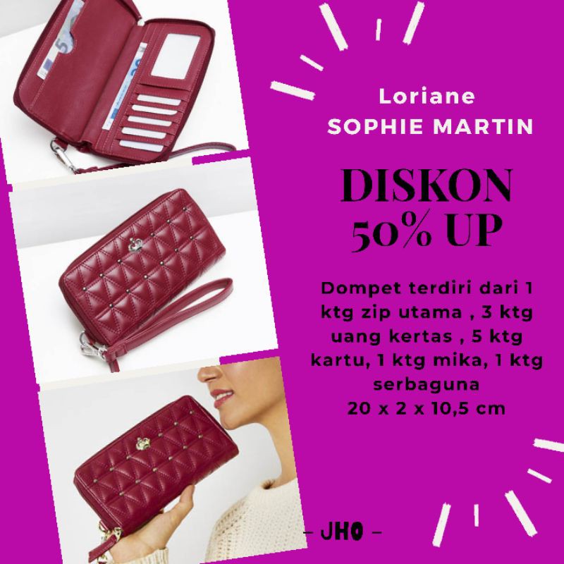 Dompet loriane sophie martin