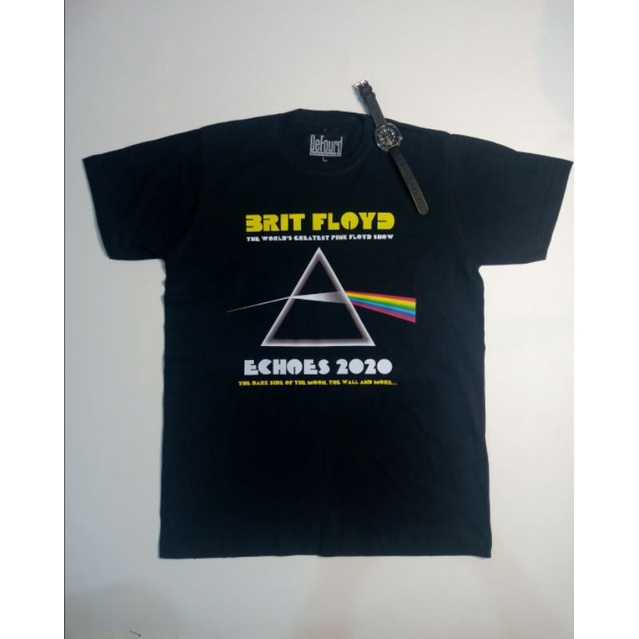 Pink Floyd Brit Floyd Echoes Tour Progressive Rock Band T-shirt/Kaos Band Rock Pink Floyd Brit Floyd