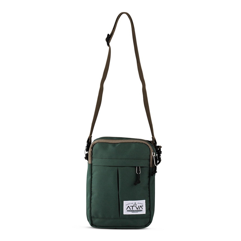 FIT OLIVE GREEN ORIGINAL x ATVA Tas Selempang Hijau Pria Slingbag Casual Jalan Santai Main Hangout Nongkrong Sling Bag Distro Remaja Dewasa Daily Simple Shoulder Bag Premium Mini Shoulderbag Tas Slempang Outdoor Kecil Bahu Dada Keren Terbaru Kekinian