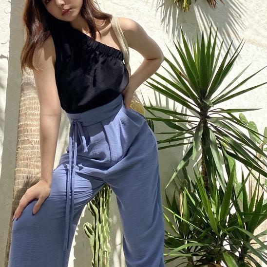 [ Bali Ed ] Lucia Tarzan Bow Top / Top Wanita