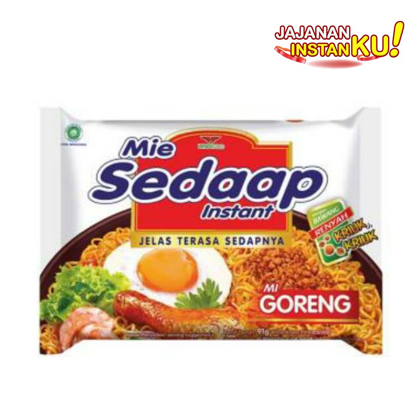 

Mie sedaap goreng 90 gr / mie goreng / mie sedap goreng / mie instant / indomie / samyang / mie enak