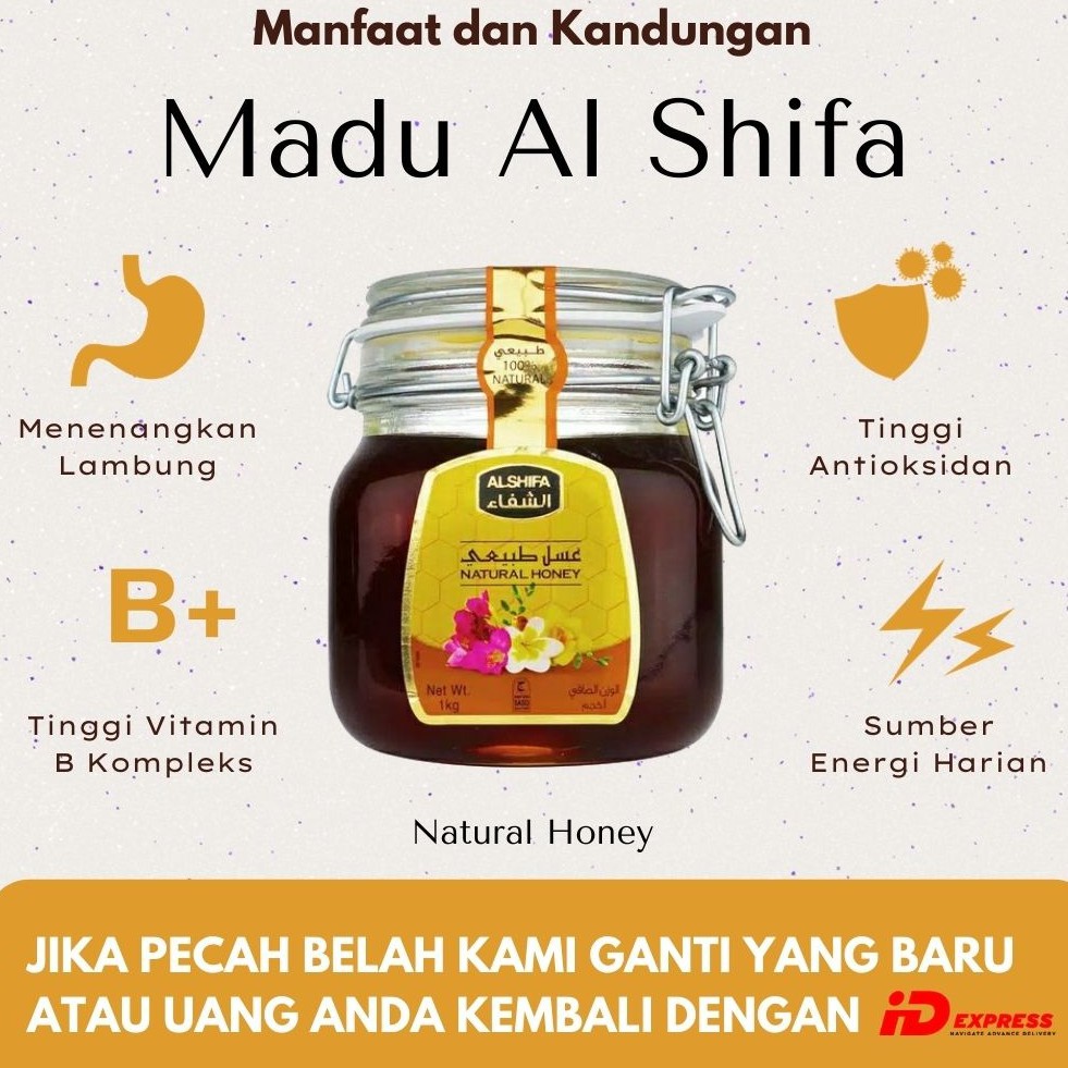 

Madu ALSHIFA 1KG ASLI / Madu Murni Al shifa 1 KG Herbal 100% Original / Oleh Oleh Haji dan Umroh
