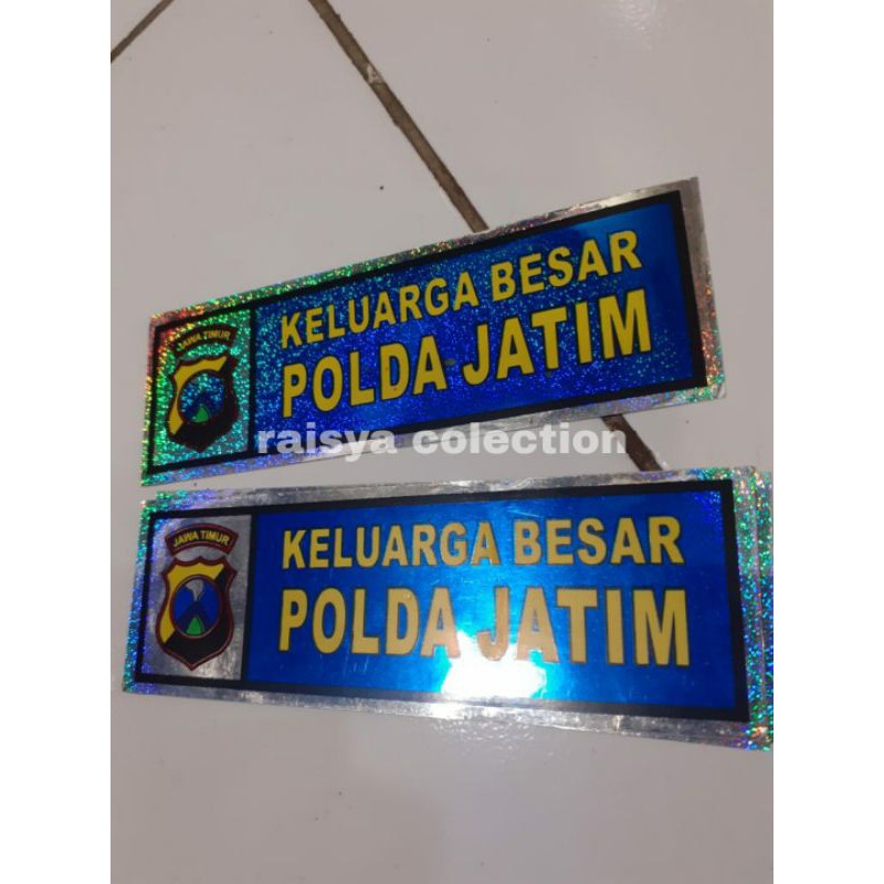 stiker keluarga besar polda jatim