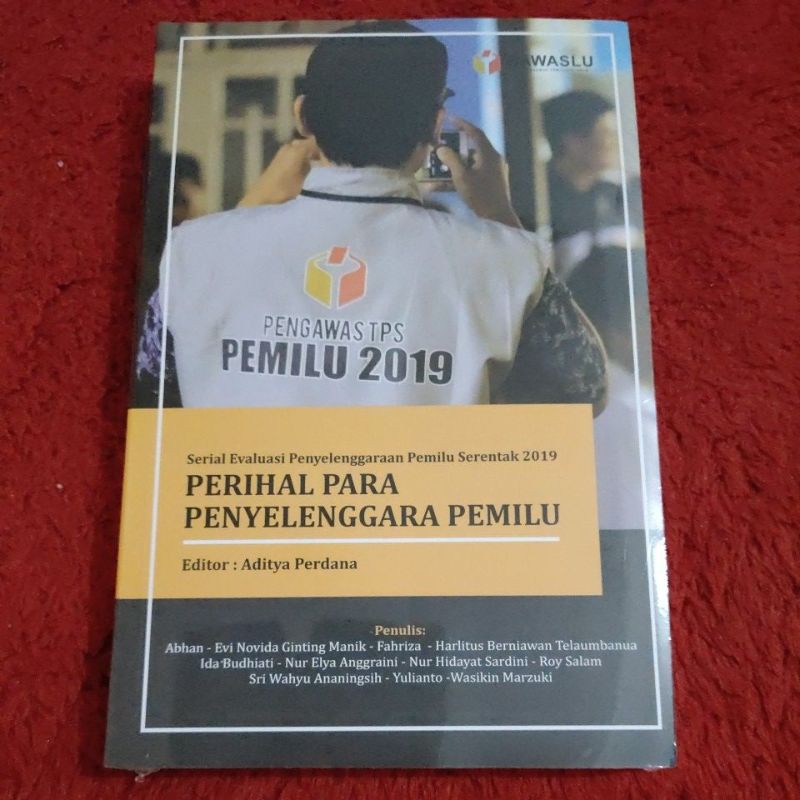 

perihal para penyelenggara pemilu... buku original