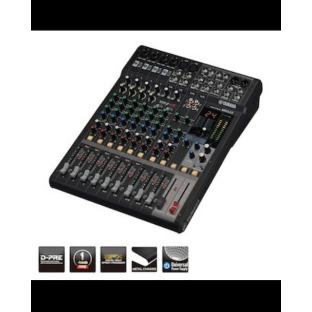 mixer audio yamaha mg12x mg 12x mg 12 x 12CH original