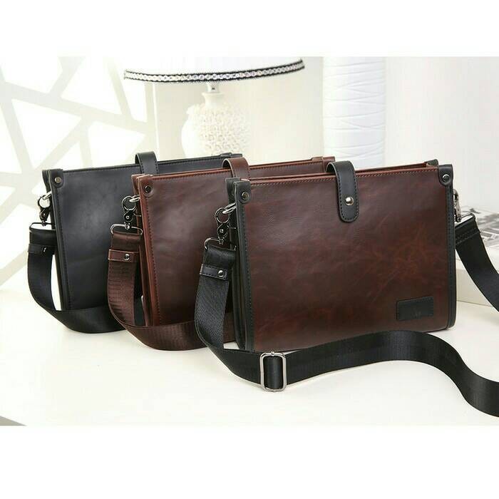 [Tas] Tas Slempang Pria Selempang Kulit Slingbag Ransel Import Impor [Selempang]