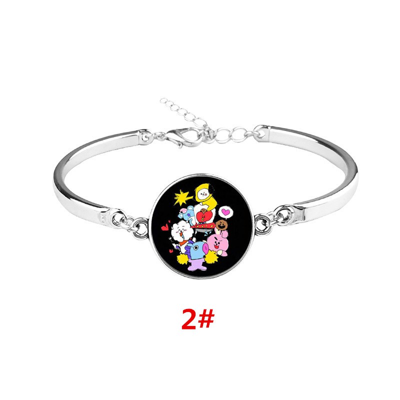 [Bayar Di Tempat]BTS KPOP BT21 Metal Gelang