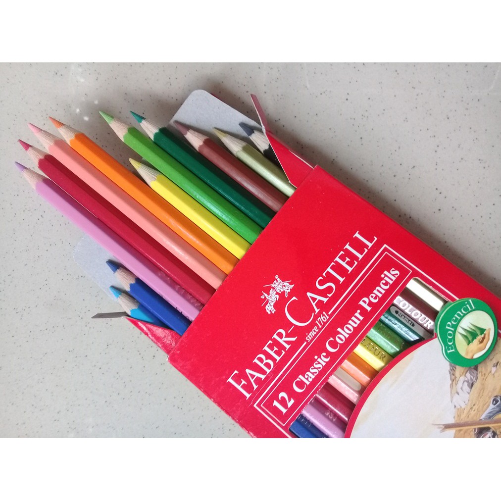 

Pencils Warna 12 Classic Colour Pencils - Faber Castell