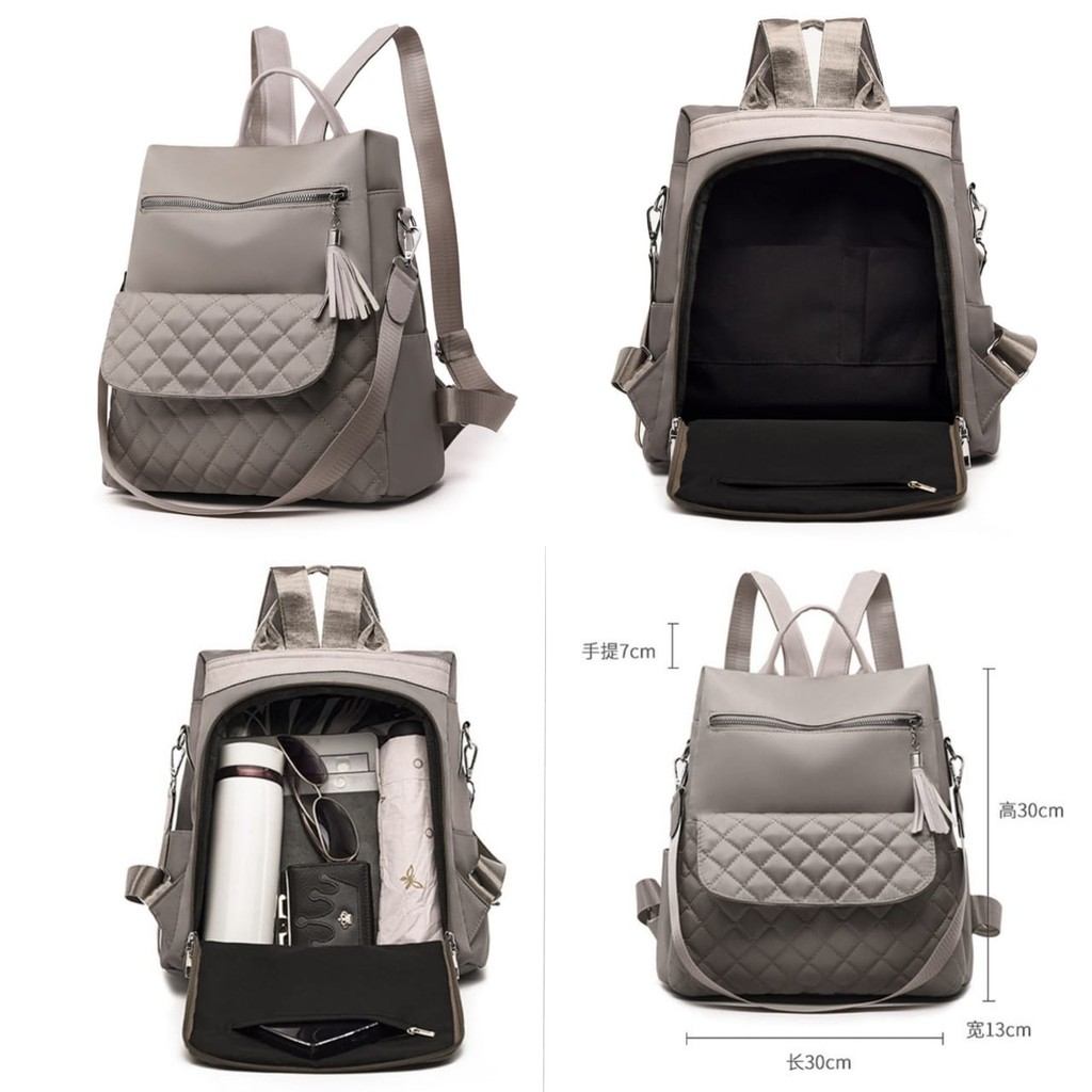 TAS RANSEL WANITA ANTI AIR KOREA CHESE PREMIUM IMPORT PUNGGUNG BACKPACK SEKOLAH KULIAH GENDONG BESAR MURAH KERJA ORI BATAM BRANDED