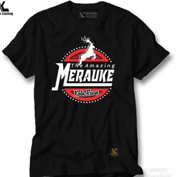 Kaos the amazing merauke papua dewasa dan anak