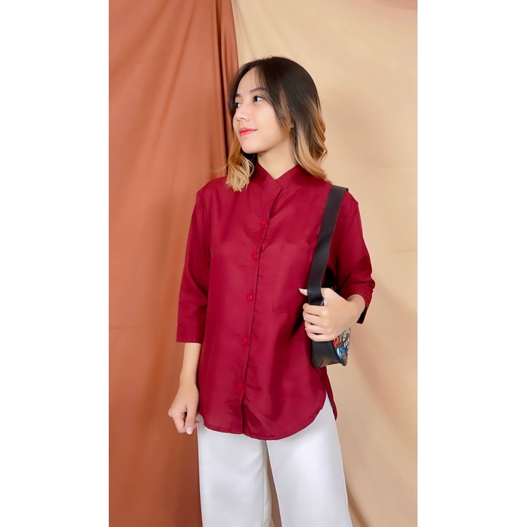 RX Fashion - Pocheta Tunik Katun Twistcone // Pocheta Atasan Wanita -BN