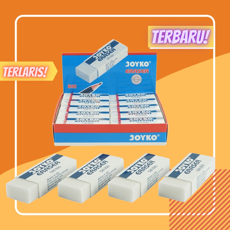 

Eraser / Penghapus Pensil Joyko Putih 526-B20 / JAYA ABADI