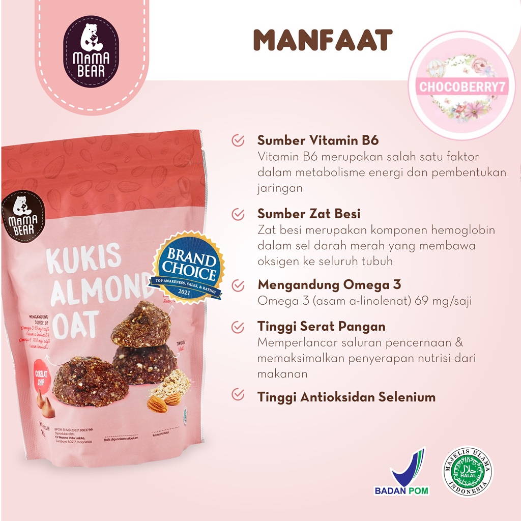 Mama Bear Kukis Booster Asi Pelancar Asi MamaBear Kukis MamaBear Cookies