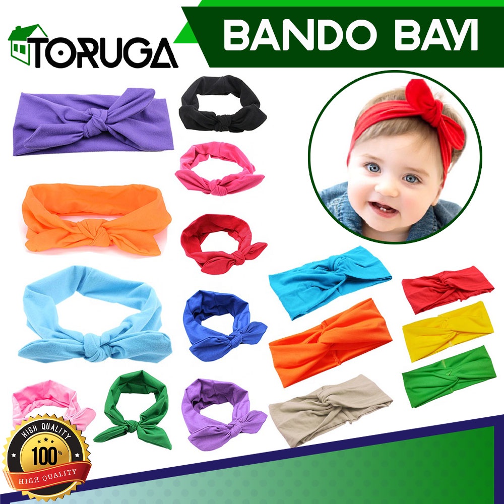 Bando Bayi Headband Bandana Anak Bando Anak Model Pita Bandana Bayi