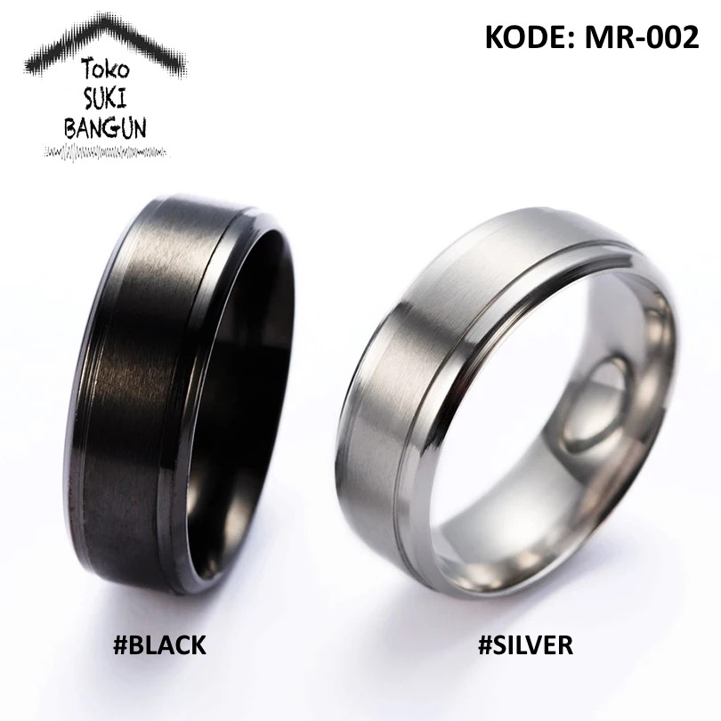 Ring Men / Cincin Pria Armor SATURN Metal Stainless Steel MR-002