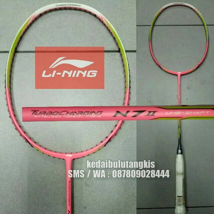 Produk berkualitas RAKET LINING N7II PINK ORIGINAL