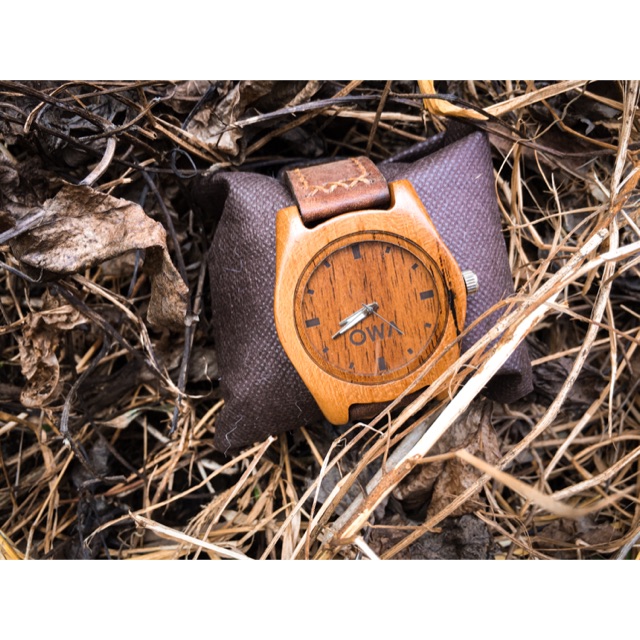 Jam tangan owa pria / jam tangan pria / jam tangan couple analog fullset / jam tangan kayu / kado