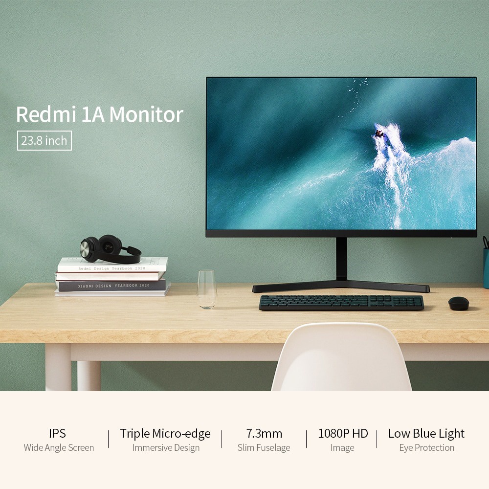 REDMI 1A DESKTOP MONITOR FULL HD 1080P IPS 23.8 INCH BLACK