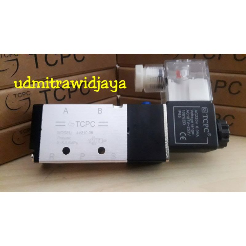 Solenoid valve 4V210-08 220VAC TCPC