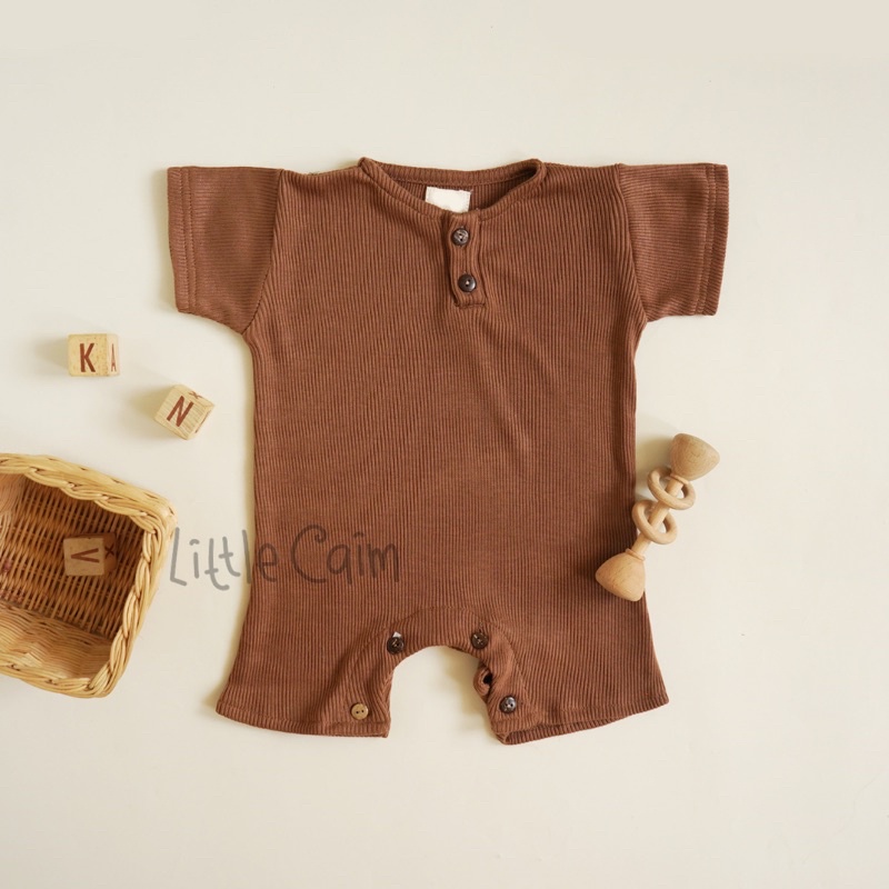 LITTLECAIM - BOO ROMPER | jumpsuit anak unisex