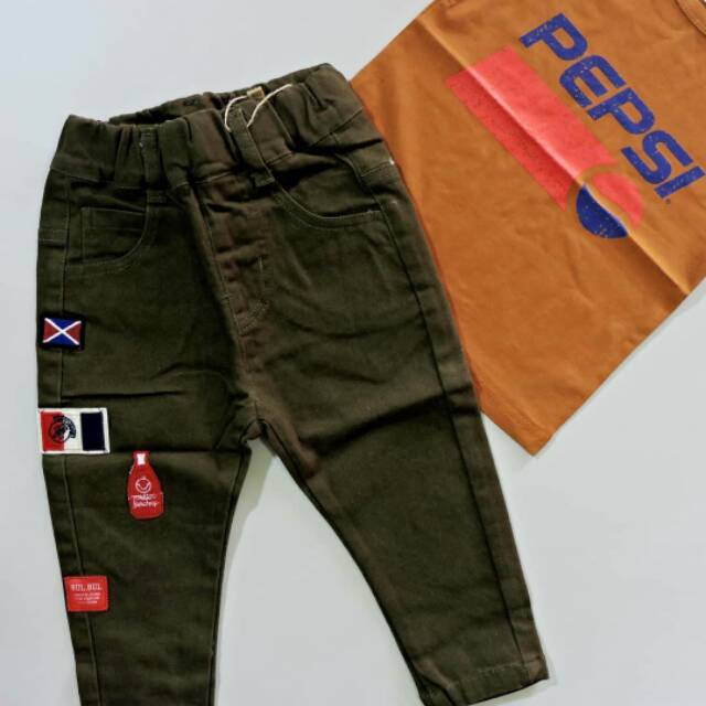 LJ0 - SETELAN ANAK IMPORT SET PEPSI CHINOS (IMPORT)