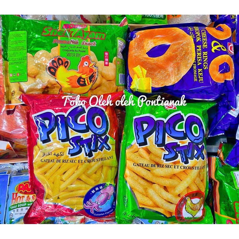 

Snack Jadul Impor/ Pico Stix/ Cheese Ring- Chiki Ball/ Kerupuk Jadul Malaysia/ Snek Legend