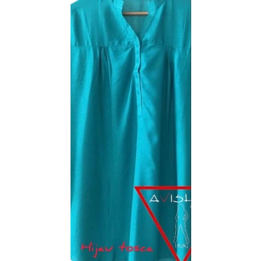 Tunik polos rayon hijau tosca Tunik katun rayon Tunik polos jumbo lasenta by avishta d-sign Tunik Ra