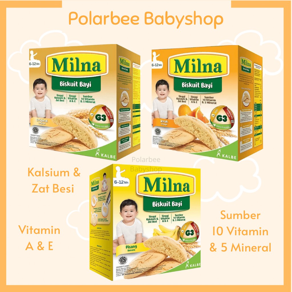MILNA BISKUIT BAYI 6-12 BULAN