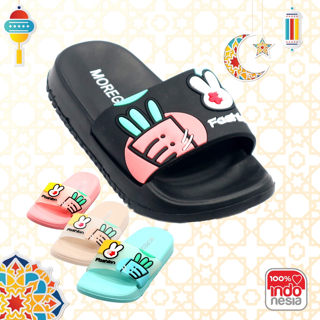 SANDAL ANAK MOTIF KELINCI 24-29 - SANDAL ANAK PEREMPUAN