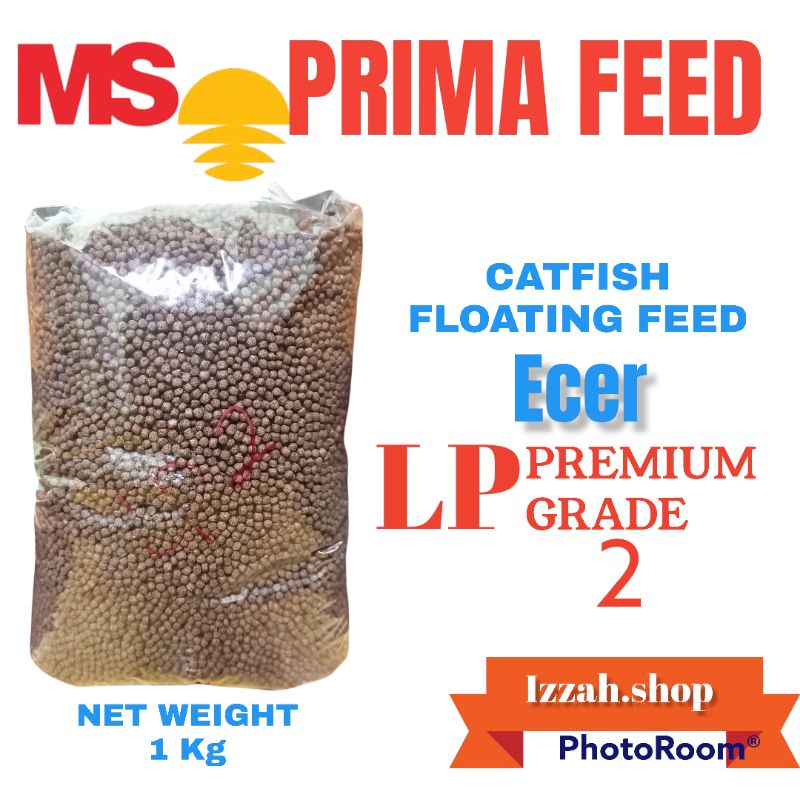 Pakan lele Lp - 2 MS PRIMA FEED kemasan 1kg