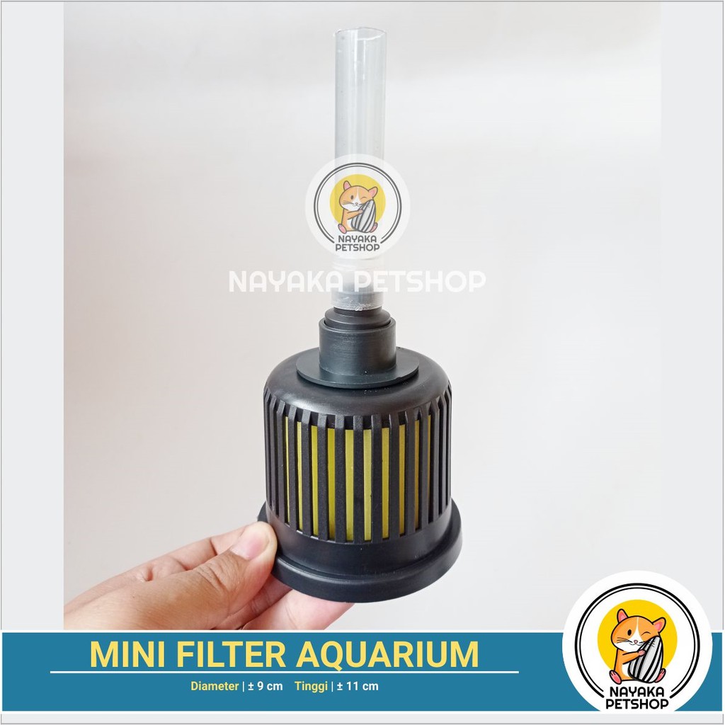 Mini Filter Aquarium Saringan Air Kecil Aquascape Murah