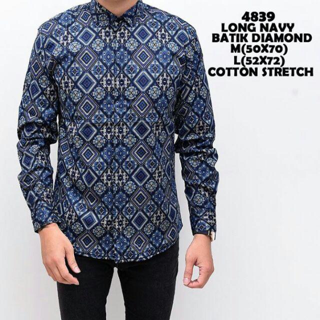 NEW ARRIVAL DISTRO BATIK PRIA BORDIR SOGAN HRB026 BATIKAF NOTOARTO BATIK IPNU-IPNU HEM PRIA bel-Navy 4839