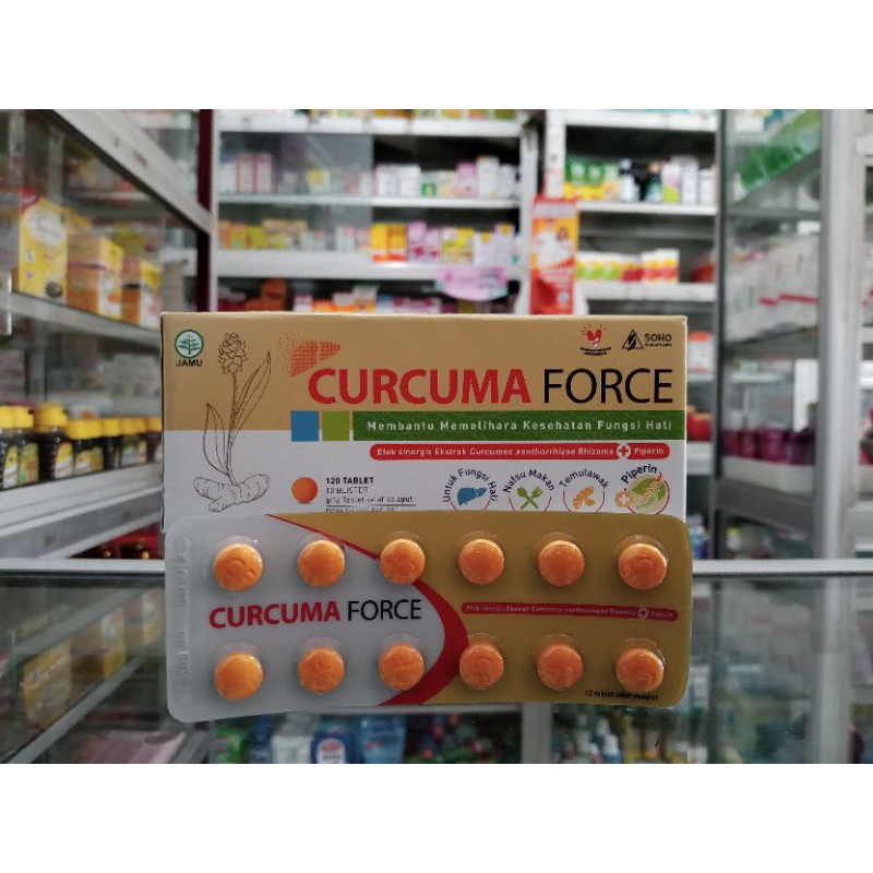 CURCUMA FORCE 1 STRIP @12 TABLET - ED 10/2024