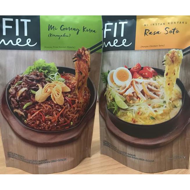

804A Fit Mee Mie Konyaku Shirataki Mie Goreng - Soto Low Callories - Mie Goreng Xeo7