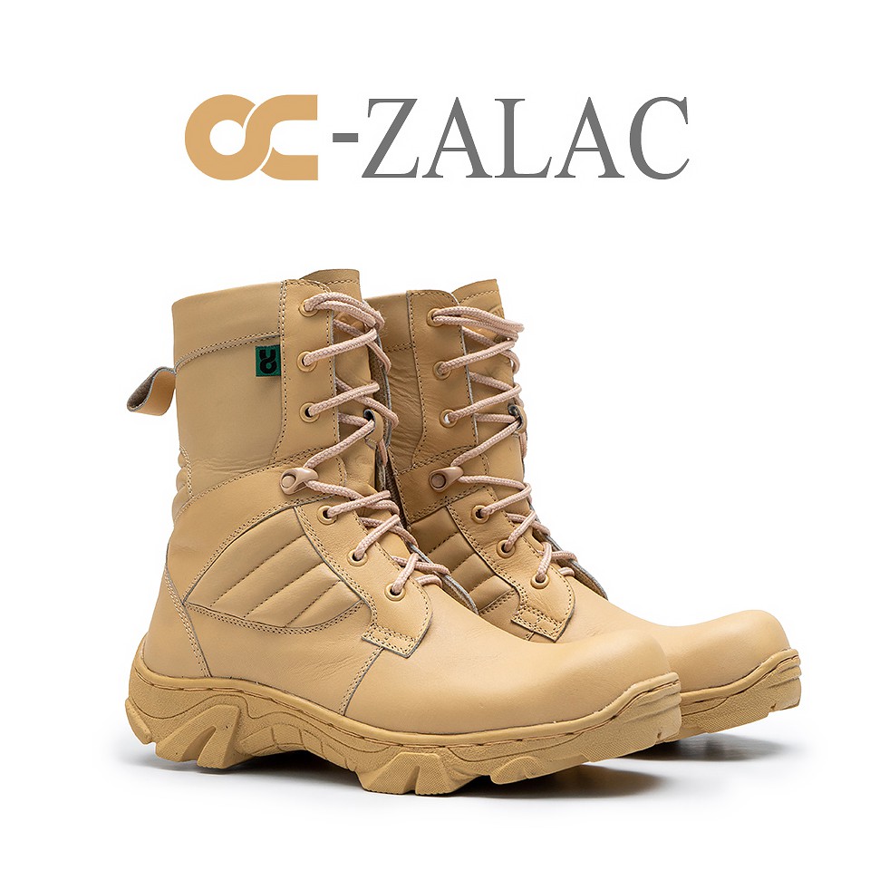 SEPATU PDL BOOT KULIT OC-ZALAC 100% FUUL KULIT