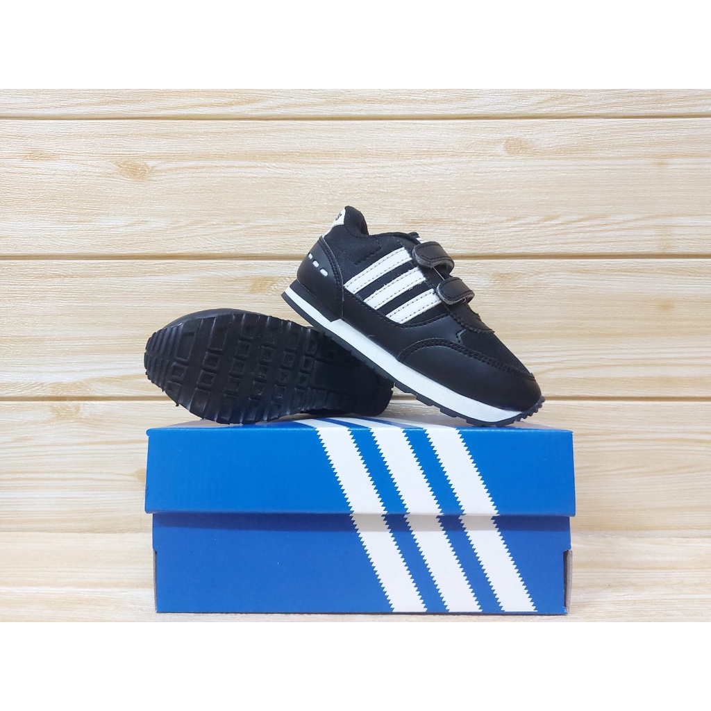 SEPATU ANAK SEKOLAH | SEPATU ANAK LAKI-LAKI | SEPATU ANAK 4DID4S TANPA TALI VELCRO SIZE 24-33