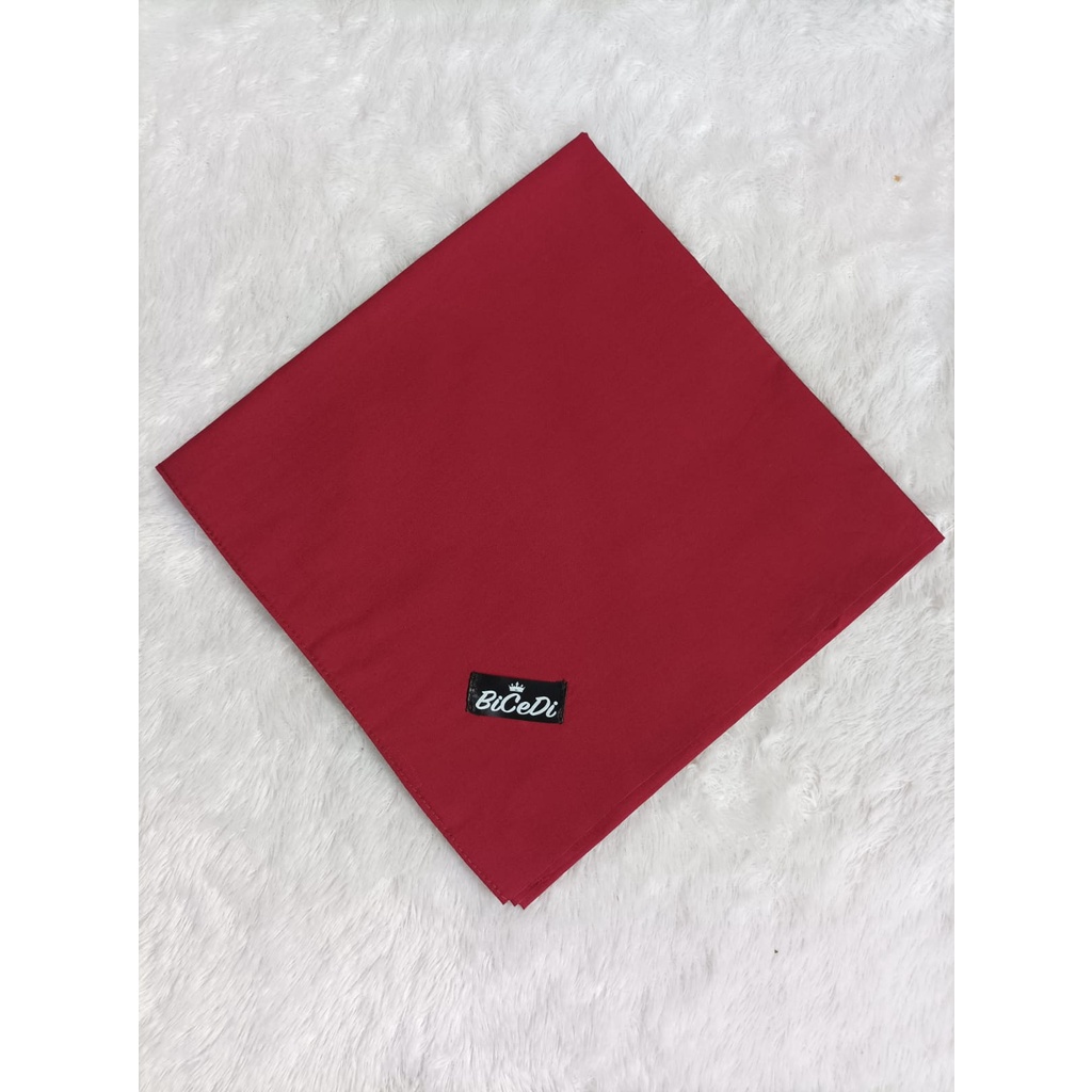 Hijab Segiempat Nings Katun PE 110cm x 110cm Hijab polos BICEDI