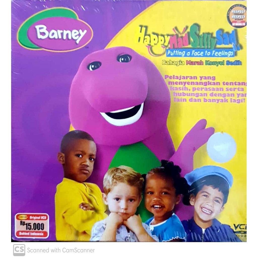 Barney Happy Mad Silly Sad | VCD Original