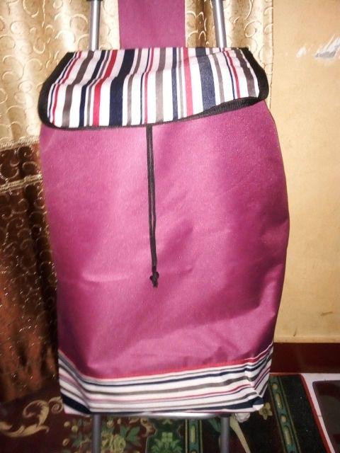 Shopping Trolley Bag Tas Belanja Dengan Roda Ber Motif.troli Belanja Warna. Troli Barang Kuat