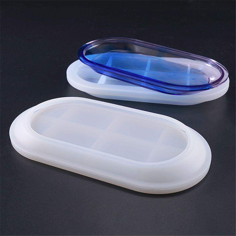 R-flower Resin Mold DIY Round Alat Membuat Perhiasan Epoxy Mold Dish