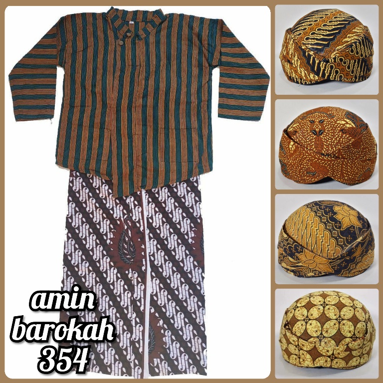 COD...!!! Setelan Baju Surjan + Jarik Instan + Blangkon Solo - Ukuran Dewasa #Adat #Jawa #Tradisional  #BAYAR DI TEMPAT#